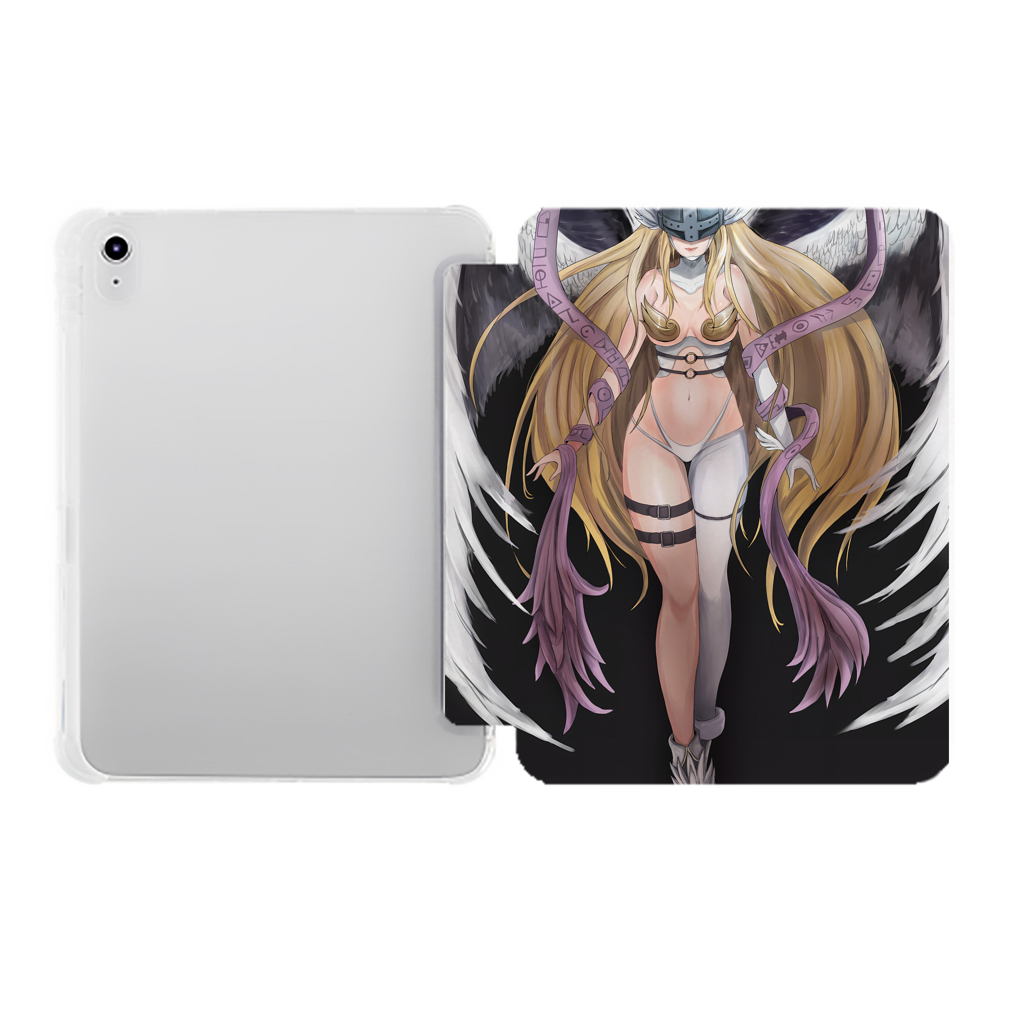 （画像用） Digimon デジタルモンスター/デジモン IPad ケース ペン収納付き 三つ折りスタンド PUレザー×シリコン 対応機種9.5/10.5/10.9インチ